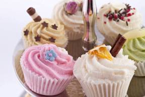 Cupcakes de bain et effervescents de bain